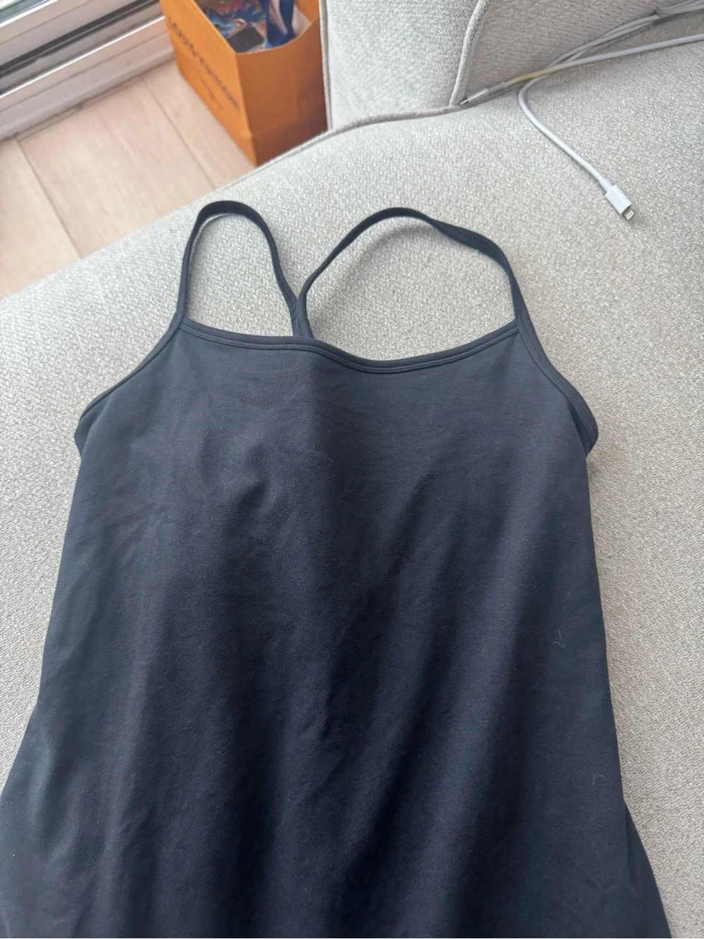 Aerie black activewear dress